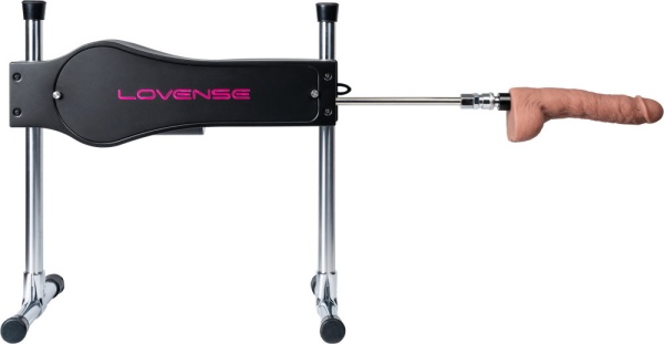 Lovense Sex Machine - автоматическая секс машина с двумя насадками (управление через телефон)